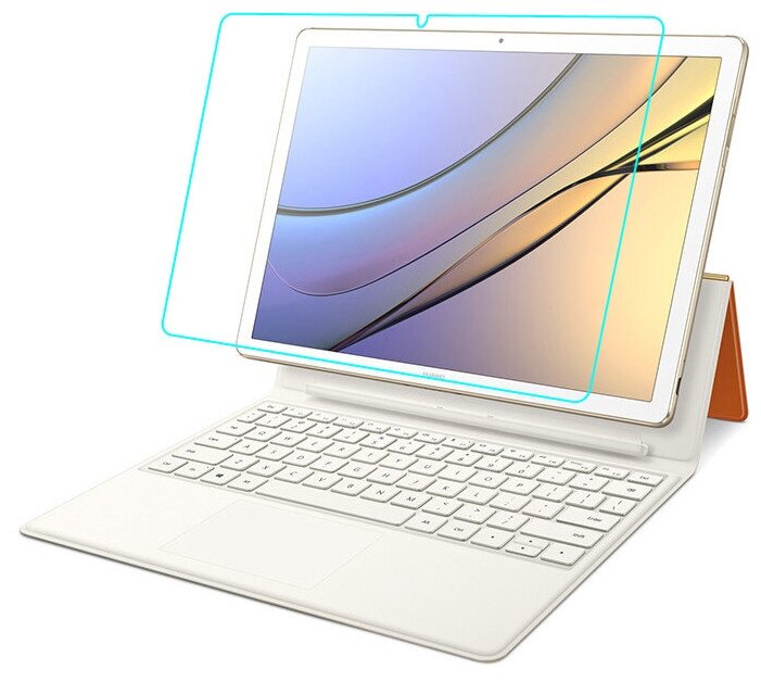 Защитное противоударное стекло MyPads для планшета Huawei MateBook E (BL-W09 / W19) с олеофобным покрытием