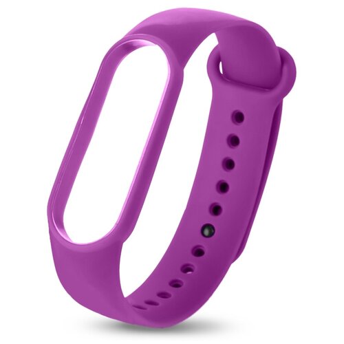 Isa Сменный ремешок для Xiaomi Mi Band 5/ Mi Band 6 Purple (Фиолетовый) isa сменный ремешок для xiaomi mi band 7 loop claret бордовый