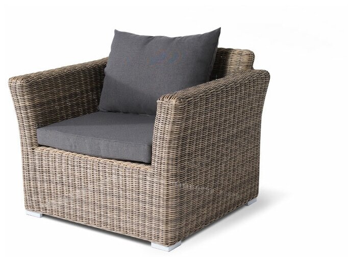 Комплект мебели 4SiS Капучино Дабл KDS3S2CT-5-SET, цвет соломенный - фотография № 8