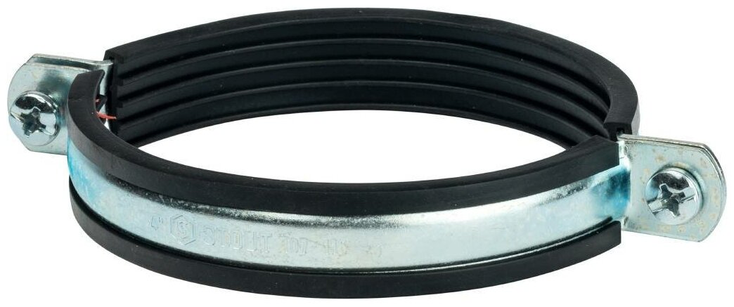 фото Stout Хомут для труб с гайкой 4"(107-116)