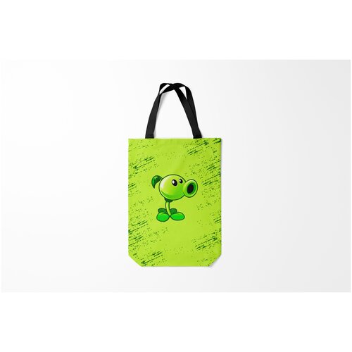 фото Сумка-шоппер / 31х42 см / геймерам / plants vs. zombies burnettie