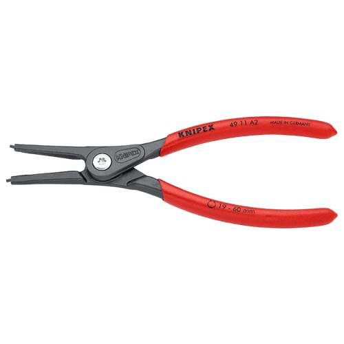 KNIPEX Прецизионные щипцы для стопорных колец фосфатированные, серого цвета 180 мм Knipex, KN-4911A2