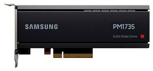 Накопитель SSD HH/HL PCIe Card Samsung MZPLJ12THALA-00007 PM1735 12.8TB PCIe Gen4 x8 TLC 8000/3800MB/s IOPS 1500K/250K MTBF 2M