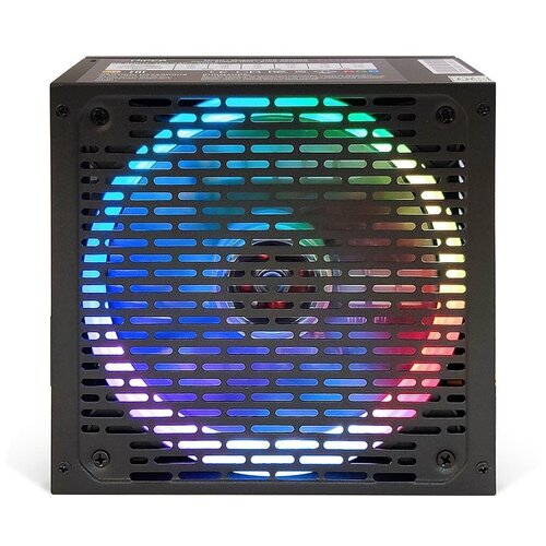 PSU HIPER HPB-750RGB ATX 231 750W ActivePFC RGB 140mm fan Black BOX 379900₽