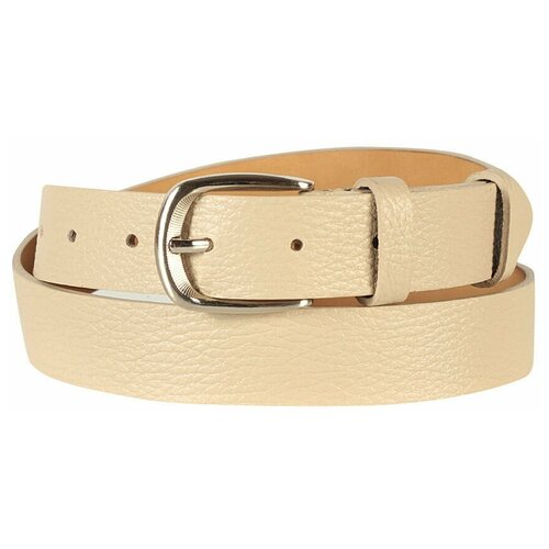 фото Ремень/ремень женский/ремень женский натуральная кожа/mayger/а-рн-4503/бежевый/130/модель ремень женский/с классической пряжкой