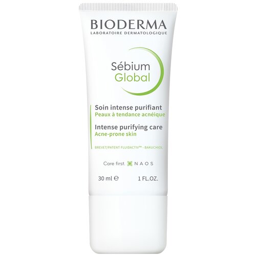 Bioderma Крем для лица Sebium Global, 30 мл bioderma sebium h20 purifying cleansing micellar water 500ml green