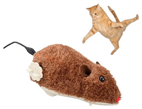 Интерактивная рыбка рыба для кошек собак с виляющим подвижным хвостом дразнилка кусалка для животных + заводная мышь мышка - фотография № 14