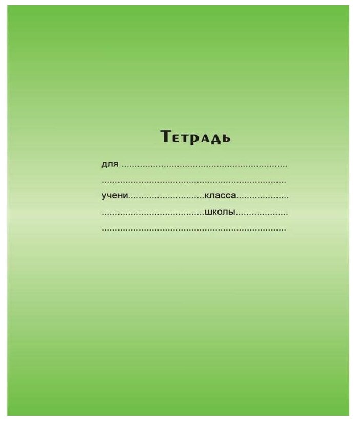 Тетрадь школьная 24л, А5 Тетрапром "Градиент" (линейка, скрепка) разные виды