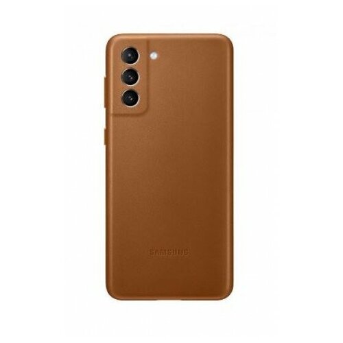 Чехол (клип-кейс) Samsung для Samsung Galaxy S21+ Leather Cover коричневый (EF-VG996LAEGRU)