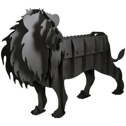 Мангал разборный Лев, из стали толщиной 4 мм в термостойкой покраске мангал разборный лев 3мм 430 460 640 мм 12 9кг