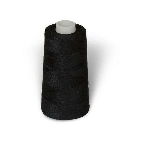 Нитки армированные швейные, 1000 м (цвет: черные), арт. 100 ЛЛ нитки для шитья и рукоделия армированные хакоба сз лл 150 500 м черные