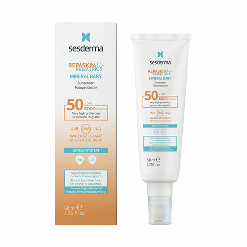 Sesderma REPASKIN PEDIATRICS Mineral baby sunscreen SPF50 – Крем солнцезащитный для детей SPF50, 50 мл
