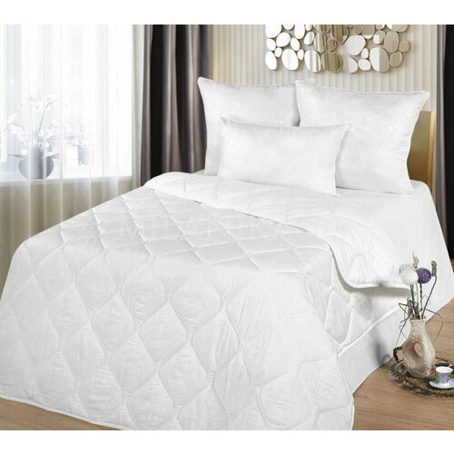 Текстиль центр Одеяло 2-x спальный 172x205 см Всесезонное с наполнителем Верблюжья шерсть Полиэстер комплект из 1 шт 2535₽