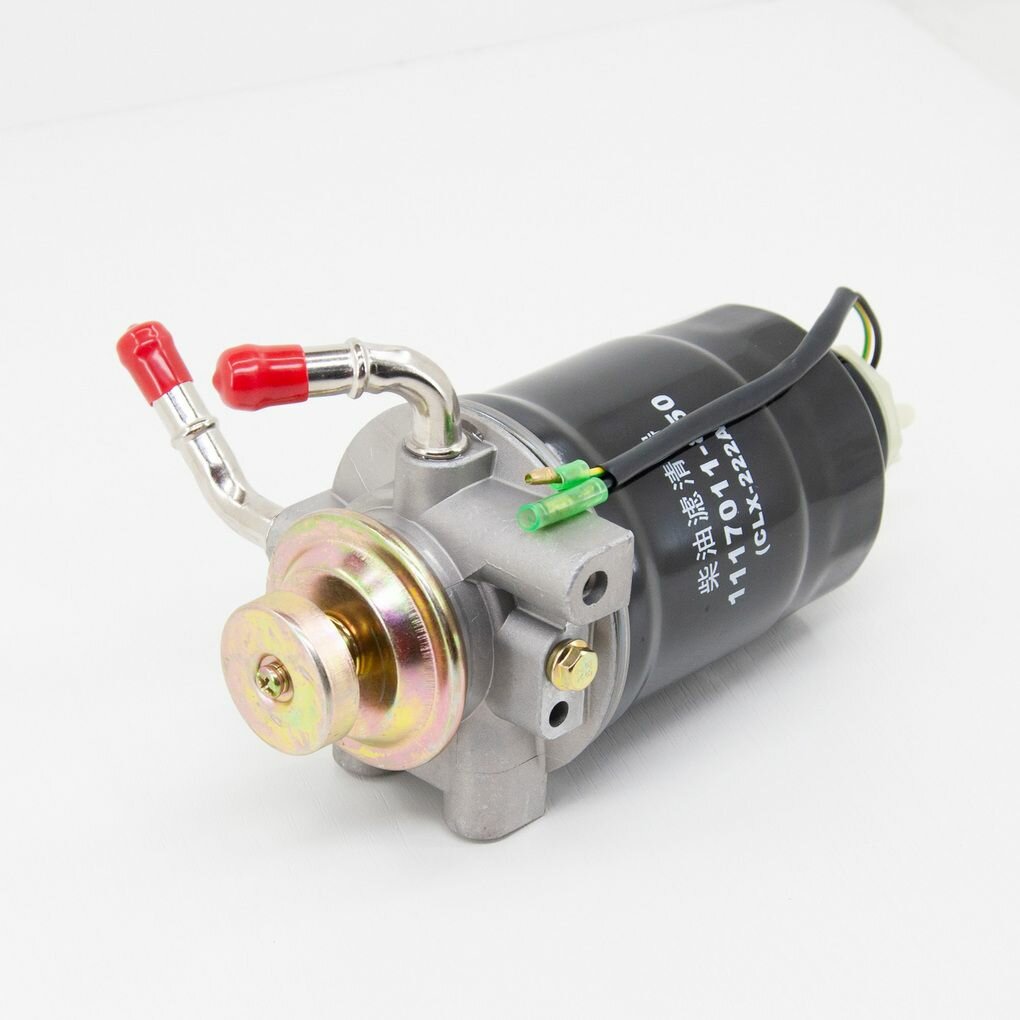 Подкачка на топливный фильтр ISUZU ELF 4HK1, ZEVS (диаметр 12 мм, в сборе с топливным фильтром и датчиком)