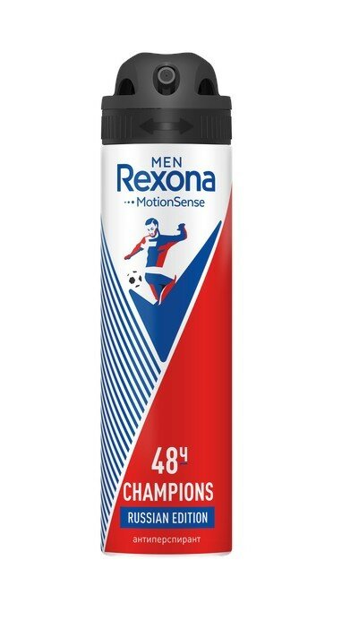 Набор из 3 штук Антиперспирант-дезодорант спрей Rexona Men Champions 150мл