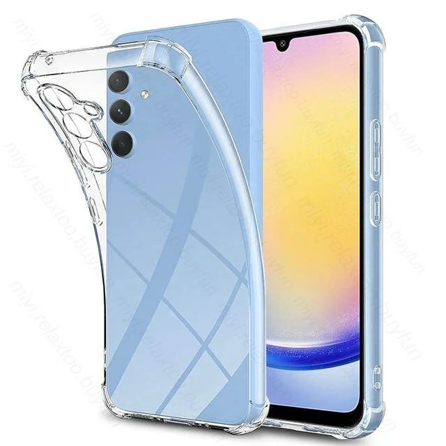Силиконовый прозрачный чехол для Samsung Galaxy A15 / Самсунг Галакси A15 — фото 1