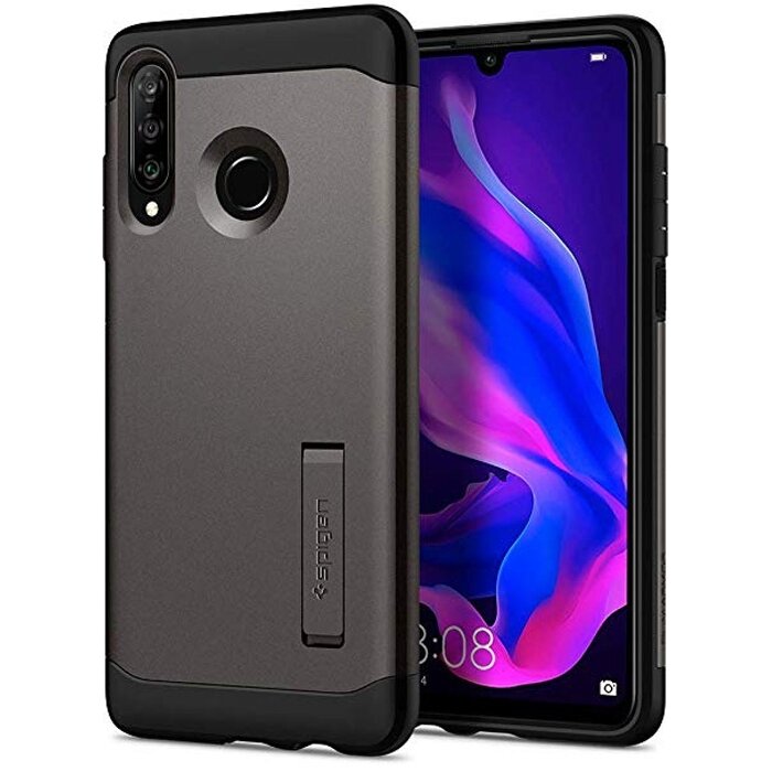 Защитный чехол SPIGEN для Huawei P30 Lite / Nova 4e - Slim Armor - Темно-серый - L39CS25938