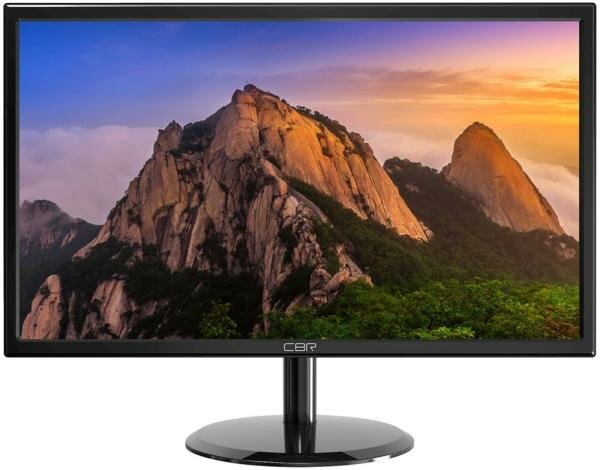 CBR LCD Монитор 21.5 MF-2201, IPS, FHD 1920x1080, 75Гц, 1*VGA, 1*HDMI, внутренний БП, черный, кабели 1*HDMI+1*VGA 1.5м в комплекте [LCD-MF2201-OPC]