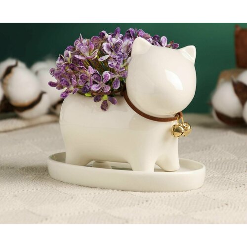 Горшок Щенок 11х6х9см