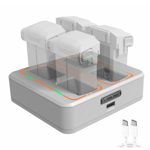 Зарядное устройство CYNOVA на 4 аккумулятора DJI Mini 3 Pro, C-DM-FM-005