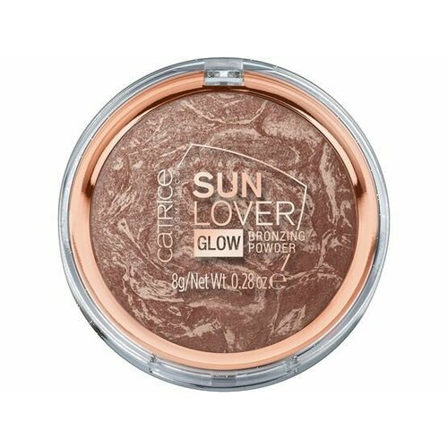 Пудра компактная бронзирующая Catrice Sun Lover Glow Bronzing Powder компактная бронзирующая пудра для лица sun lover glow bronzing powder 8г 010 sun kissed bronze