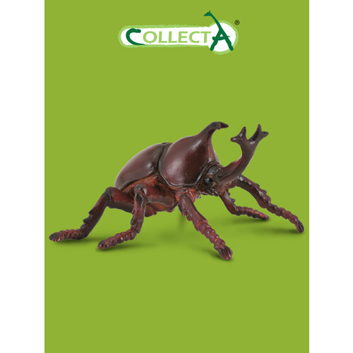 Фигурка жука Collecta, Жук-Носорог collecta фигурка collecta жук носорог