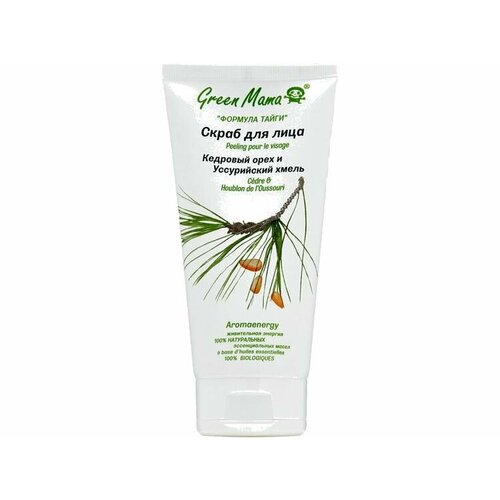Скраб для лица GREEN MAMA Кедровый орех и Уссурийский хмель 891₽