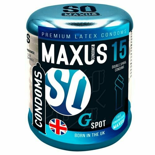 Презервативы Maxus G spot с двойной спиралью - 15 шт. yesforlov гель g spot возбуждающий для точки g 10г