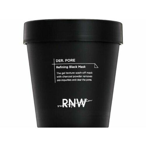 Гелевая маска для очищения пор с древесным углём RNW DER PORE Refining Black Mask 2321₽