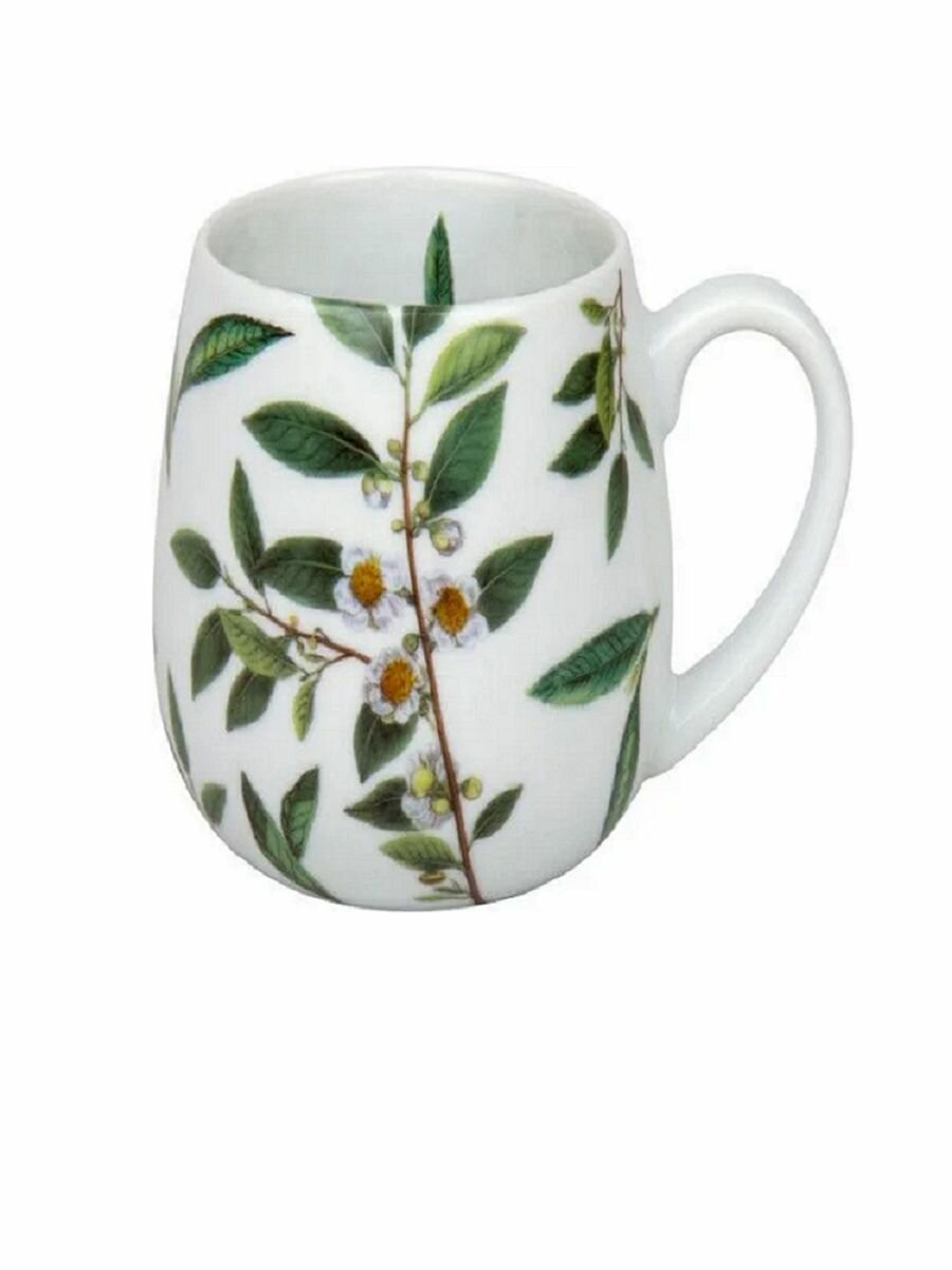 Фарфоровая кружка для чая "Мой любимый чай - зеленый чай"