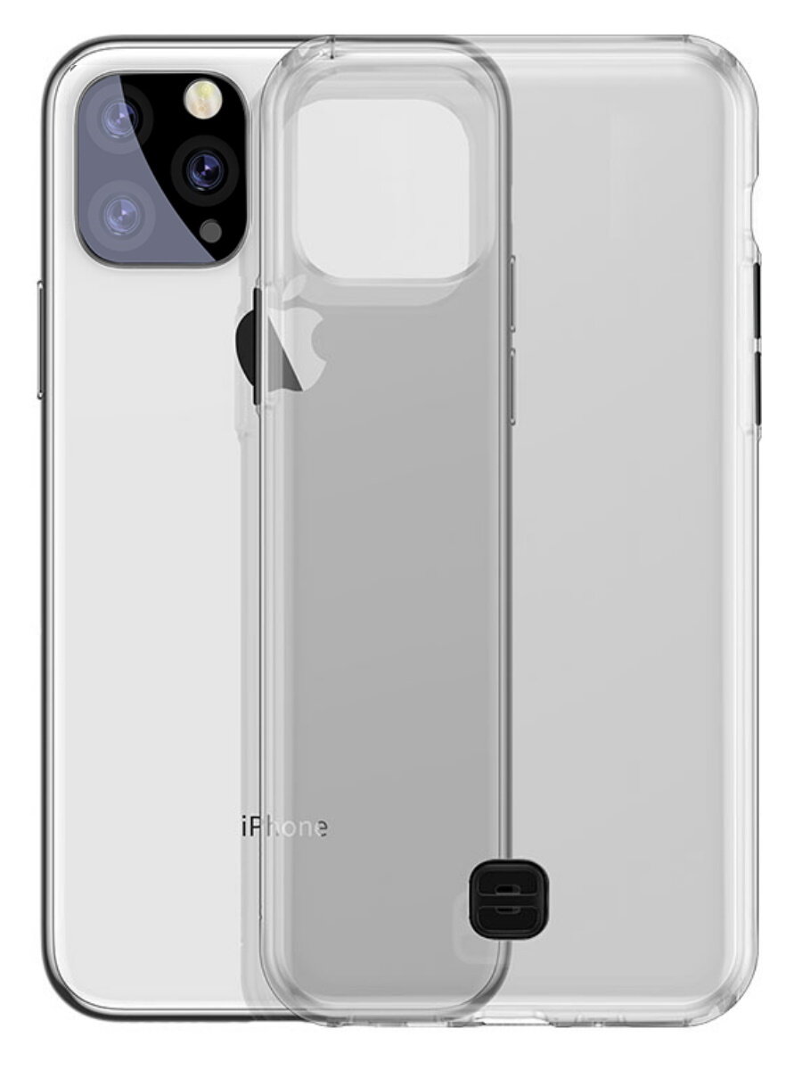 Чехол Baseus Transparent Key Phone Case для iPhone 11 Pro Max 6.5inch (2019) Transparent WIAPIPH65S-QA01
