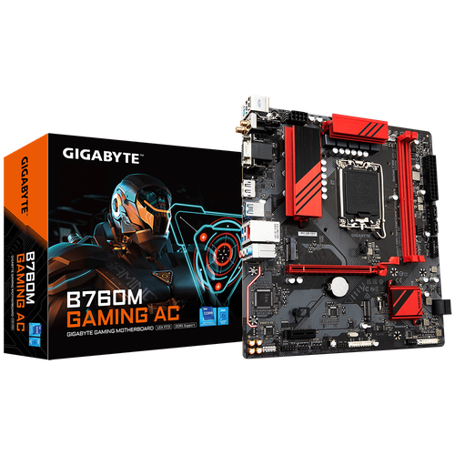 Материнская плата Gigabyte B760M Gaming(DDR5), AC(Wifi)