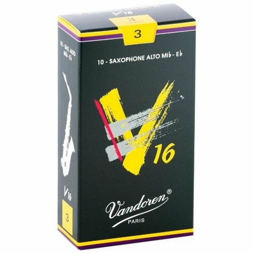 vandoren cr 863 3 трость для кларнета серия v21 упаковка 10 штук Vandoren SR-703 - Трость для саксофона альт (№ 3), серия V16, упаковка 10 штук