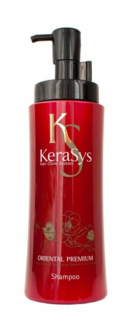 Шампунь для волос с маслом камелии и кератином / Kerasys Oriental Premium Shampoo