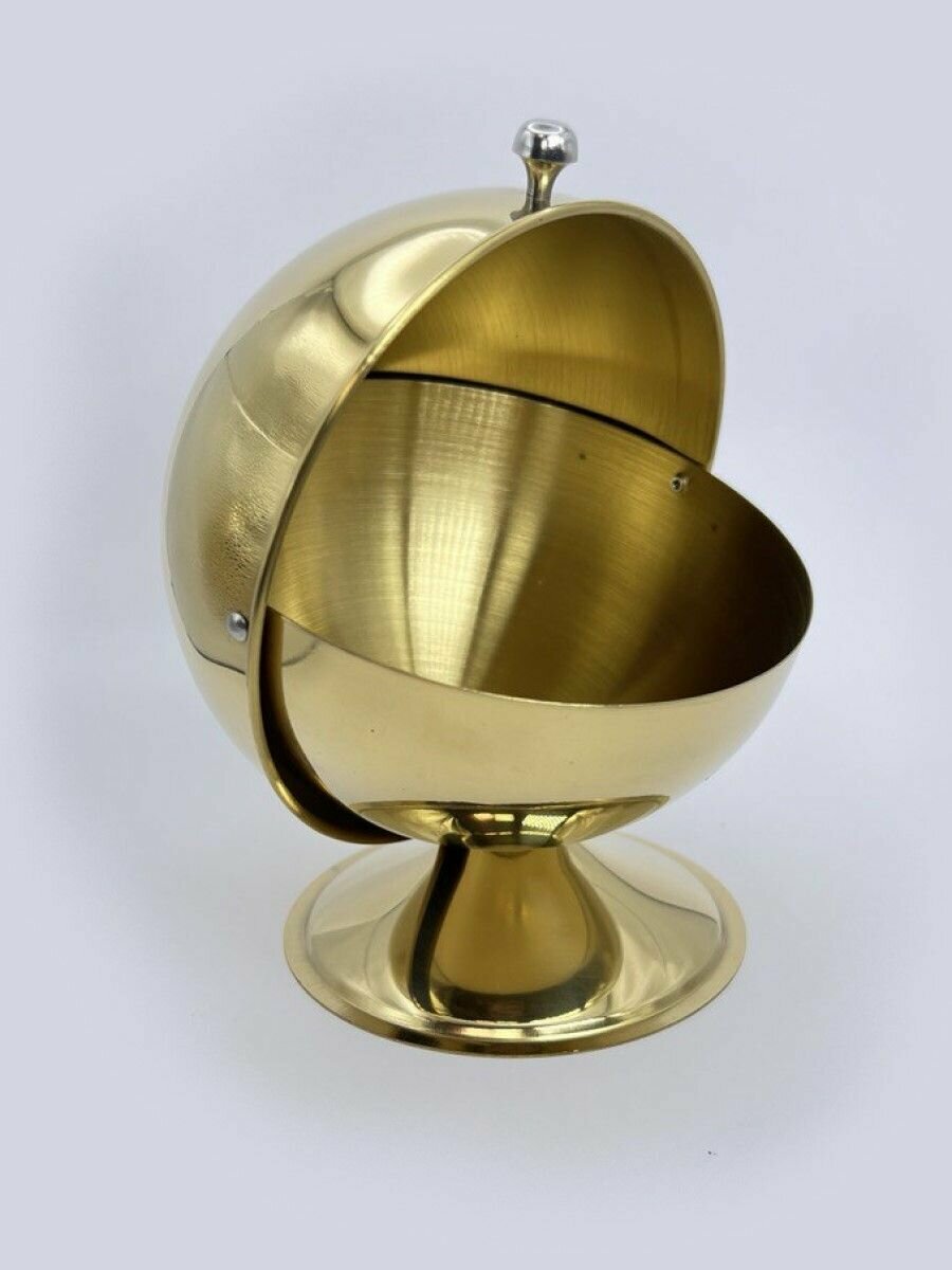 Металлическая сахарница с крышкой — фото 1