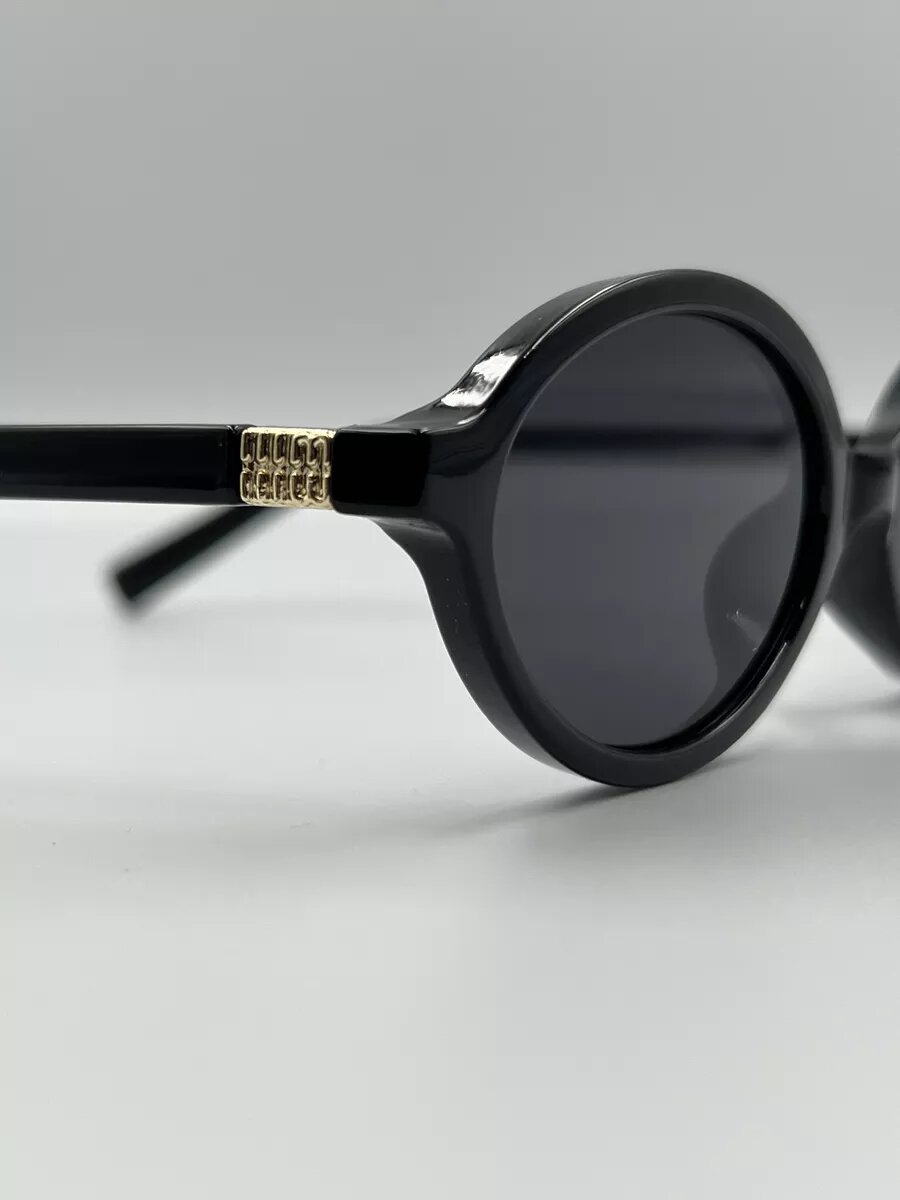 Солнцезащитные очки , черный/золотистый — фото 1