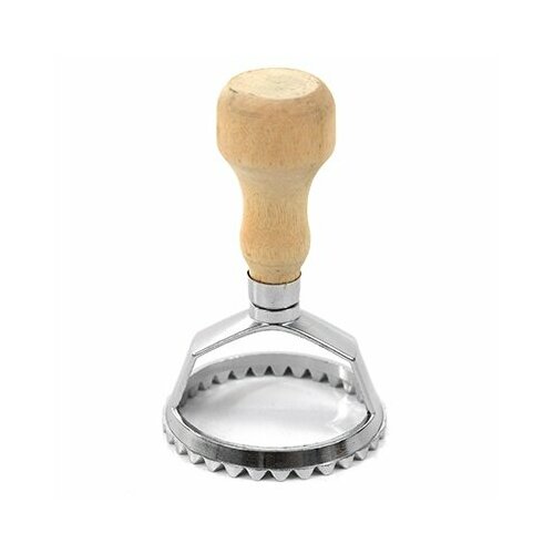 Штамп для пельменей КНР металлический диаметр 6 см высота 10 см деревянная ручка 499₽