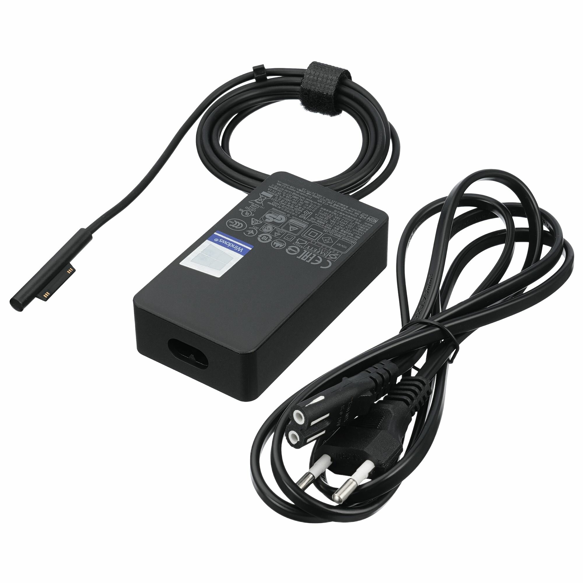 Блок питания для планшета Microsoft Surface Pro 3, Pro 4, model 1625, с сетевым кабелем, 31W (12V, 2.58A), 6 pin