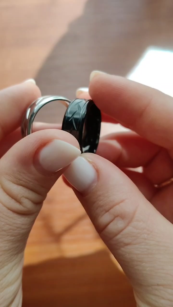 Кольцо-кулон, размер 18, черный — фото 1