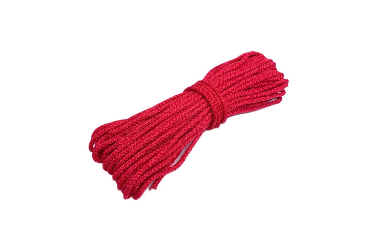 Вязаный шнур Сибшнур диаметр 4 мм  20 м  цветной 30110