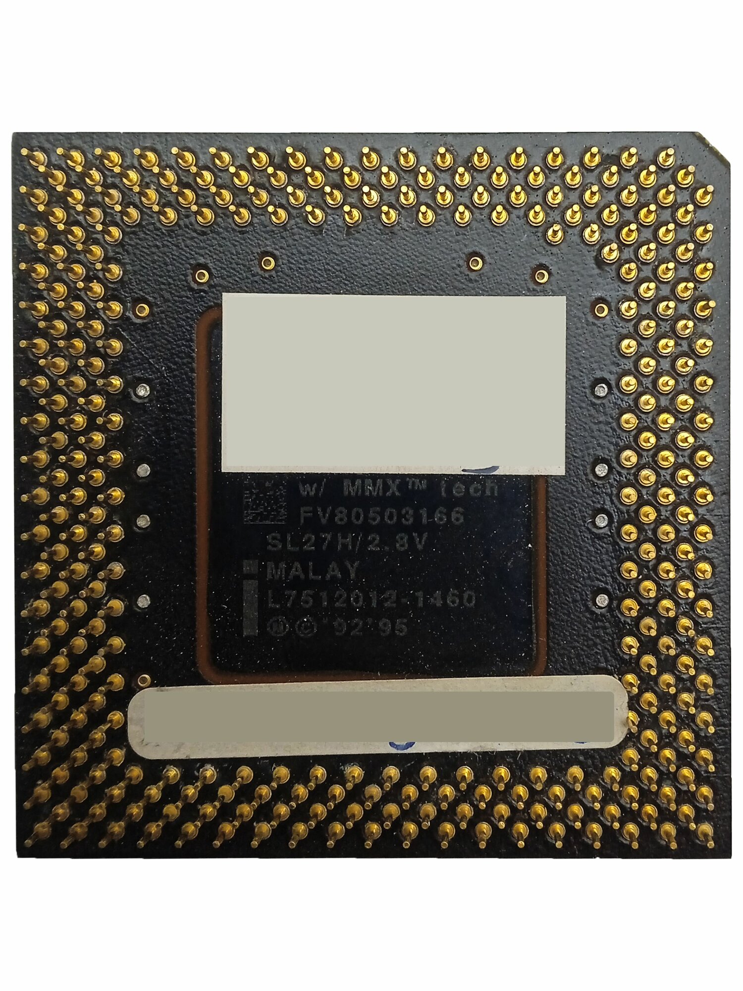 Ретро процессор Intel Pentium MMX 166 MHz SL27H Socket 7 – купить