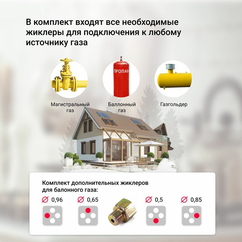 Газовая варочная панель Simfer H60V41O597 (WOK конфорка, с газконтролем) - фото №9