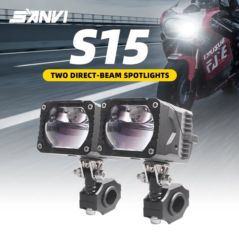 Новый Sanvi Car S15 Bi LED Lens Прожектор Прожектор 12 В 24 В 116 Вт 6000 К Мощный Авто Свет Модернизация Автомобильные Аксессуары