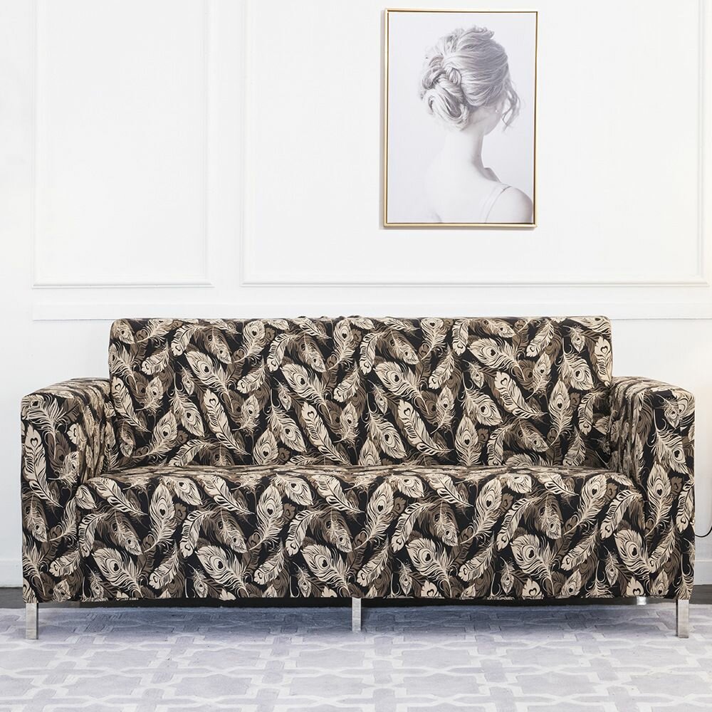 Универсальный универсальный эластичный чехол для дивана подходит для четырехместного дивана длина 235-300 см.