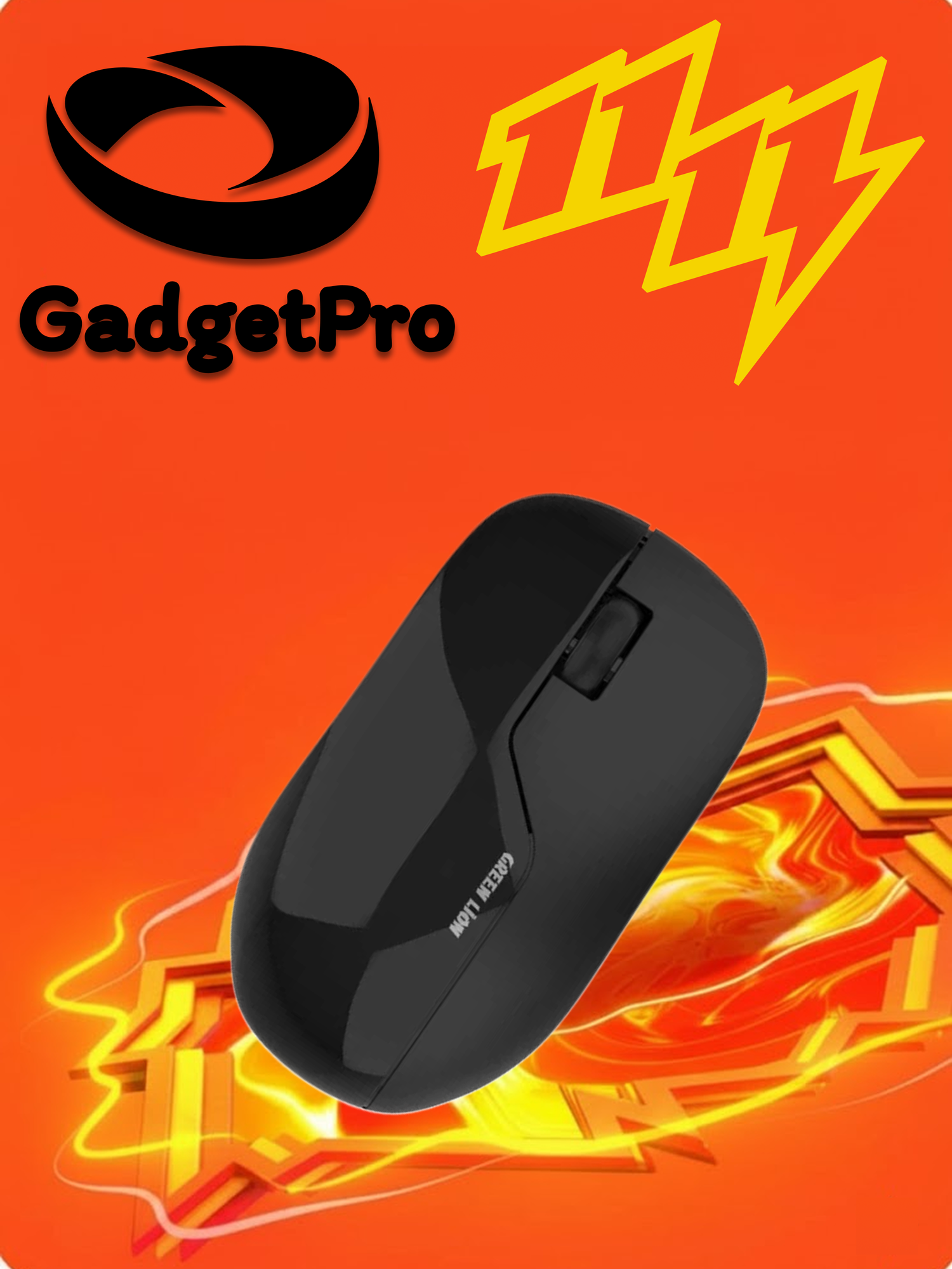 Игровая мышь Green Lion G730: беспроводная, оптический сенсор, RGB подсветка, надежная и современная.