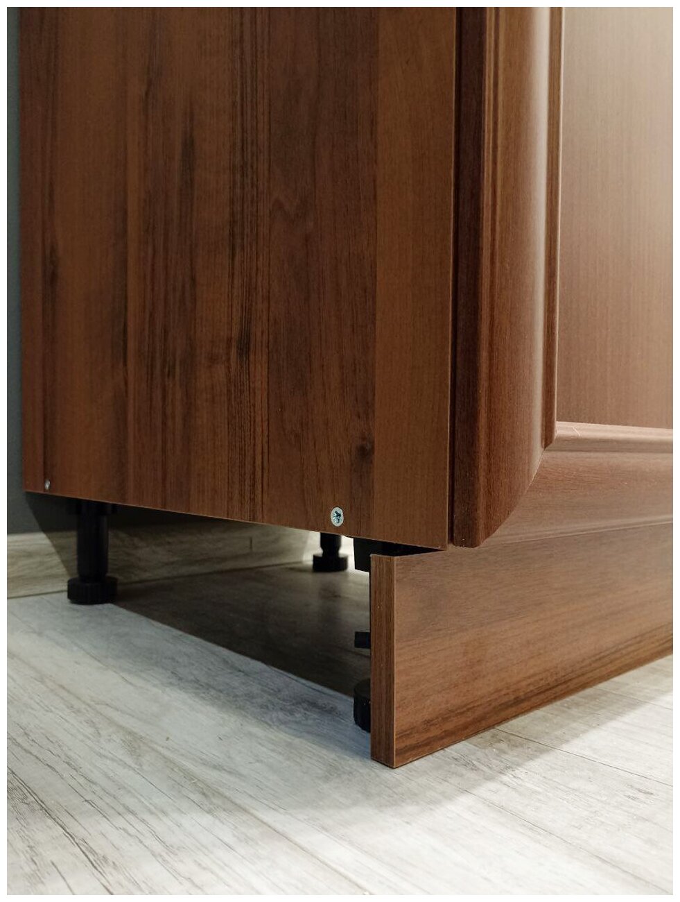 Модуль кухонный Джулия шкаф- стол однодверный с ящиком ш.40 цвет орех - фотография № 7