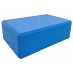 Йога блок полумягкий (синий) 223х150х76мм., из вспененного ЭВА (A25568) - изображение