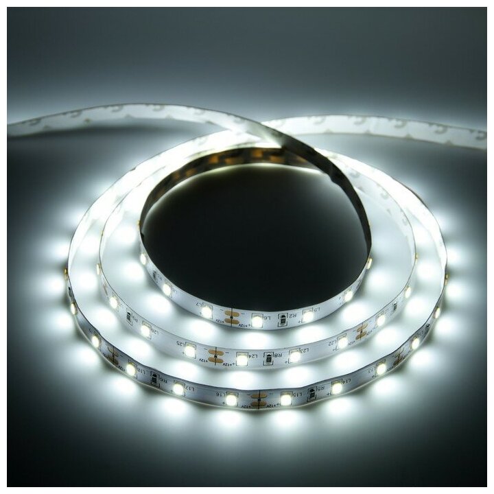 Комплект светодиодной ленты General 5 м, IP20, SMD2835, 60 LED-м, 12 В, 6500К - фотография № 1