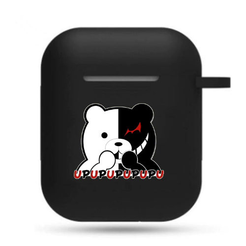 фото Силиконовый чехол для наушников airpods данганронпа монокума / monokuma redweeks