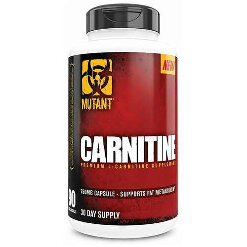 Л-Карнитин Mutant L-Carnitine 750 mg - 90 капсул л карнитин тартрат atletic food l carnitine tartrate 120 капсул
